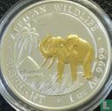 Somalie 100 shillings 2017 (plaqué or partiel) "Elephant" - Image 2