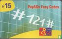 Pay&Go Easy Codes #121# - Afbeelding 1