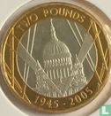 Verenigd Koninkrijk 2 pounds 2005 (PROOF - zilver) "60th anniversary of the end of World War II" - Afbeelding 1