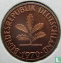 Duitsland 2 pfennig 1970 (F) - Afbeelding 1