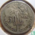 Congo belge 50 centimes 1927 (NLD) - Image 1