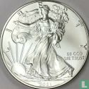 United States 1 dollar 2021 (type 1 - without letter - colourless) "Silver Eagle" - Image 1