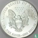 United States 1 dollar 2021 (type 1 - without letter - colourless) "Silver Eagle" - Image 2