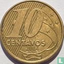 Brasilien 10 Centavo 2004 (Prägefehler) - Bild 1