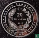 Turkije 20 türk lirasi 2020 (PROOF-zilver) "Ayasofya" - Afbeelding 1