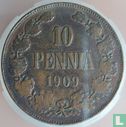 Finland 10 penniä 1909 - Afbeelding 1