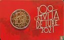 Latvia 2 euro 2021 (coincard) "100th anniversary Iure recognition of the Republic of Latvia" - Image 1