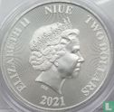 Niue 2 dollars 2021 "Roaring lion" - Image 1