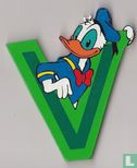 Disney Letters : V: Donald Duck  - Afbeelding 1