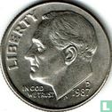 United States 1 dime 1987 (D) - Image 1
