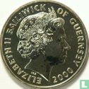 Guernsey 5 pounds 2000 "100th Birthday of Queen Mother" - Afbeelding 1