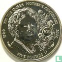 Guernsey 5 Pound 2000 "100th Birthday of Queen Mother" - Bild 2