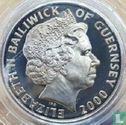 Guernsey 1 pound 2000 (PROOF) "100th Birthday of Queen Mother" - Afbeelding 1