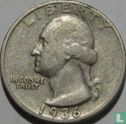 United States ¼ dollar 1936 (D) - Image 1