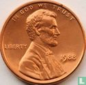 Vereinigte Staaten 1 Cent 1988 (ohne Buchstabe) - Bild 1