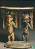 Stool supported by two figures - Afbeelding 1