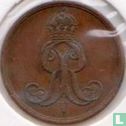 Hannover 1 pfennig 1858 - Afbeelding 2