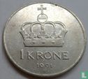 Norway 1 krone 1991 - Image 1