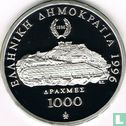 Griechenland 1000 Drachme 1996 (PP) "Centenary of the modern Olympic Games - Ancient  wrestlers" - Bild 1