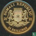 Somalië 20 shillings 2021 (PROOF) "Elephant" - Afbeelding 1