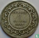 Tunesië 2 francs 1891 (AH1308) - Afbeelding 1