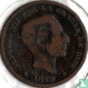 Spanje 5 centimos 1879 - Afbeelding 1