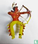 Indianer mit Pfeil und Bogen (gelb) - Bild 1