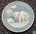 Somalia 25 shillings 2017 (PROOF) "Elephant" - Image 2