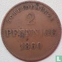 Saksen-Meiningen 2 pfennige 1860 - Afbeelding 1