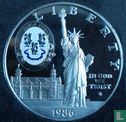 États-Unis 1 dollar 1986 (BE - coloré) "Centenary of the Statue of Liberty - Connecticut" - Image 1