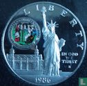 Verenigde Staten 1 dollar 1986 (PROOF - gekleurd) "Centenary of the Statue of Liberty - North Carolina" - Afbeelding 1