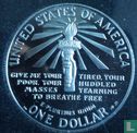Verenigde Staten 1 dollar 1986 (PROOF - gekleurd) "Centenary of the Statue of Liberty - North Carolina" - Afbeelding 2