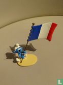 De vaandeldrager Smurf (Frankrijk) - Afbeelding 1