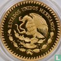 Mexico 250 pesos 1985 (PROOF) "1986 Football World Cup in Mexico - 450th anniversary of the Mexico City Mint" - Afbeelding 2