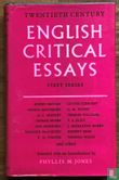 English critical essays Twentieth century - Afbeelding 1