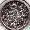 Pérou ½ dinero 1897 (JF) - Image 1