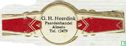 G.H. Heerdink Paardenhandel Almelo Tel. 12479 - Afbeelding 1