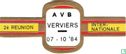 AVB Verviers 07-10-'84 - 2è Réunion Internationale  - Image 1