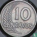 Peru 10 centavos 1919 - Image 2