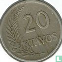 Peru 20 centavos 1920 - Image 2