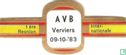 AVB Verviers 09-10-'83 - 1ère Réunion Internationale  - Afbeelding 1