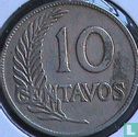 Pérou 10 centavos 1918 - Image 2