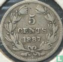 Nicaragua 5 centavos 1887 - Afbeelding 1