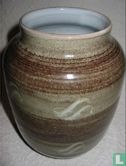 Vase 9033 - marron avec décoration - Image 3