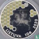 Litouwen 10 euro 2020 (PROOF) "Tree beekeeping" - Afbeelding 1