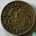 Empire allemand 5 reichspfennig 1936 (E) - Image 2