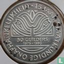 Suriname 50 guilders 1990 (PROOF) "15th anniversary of Independence" - Afbeelding 1