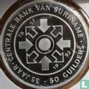 Suriname 50 Guilder 1992 (PP) "35th anniversary Central Bank of Suriname" - Bild 1