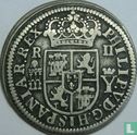 Espagne 2 reales 1708 (PHILIPPUS V - aqueduc) - Image 2