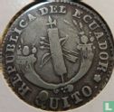 Équateur 2 reales 1840 - Image 2
